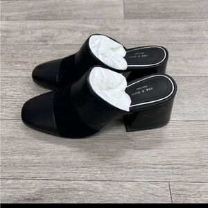 RAG&BONE Black Mules Leather and Suede (NWOT)🖤